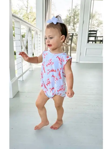 Crawfish Bamboo Bubble Romper