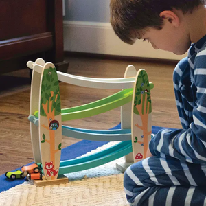 Wooden Car Ramp Toy