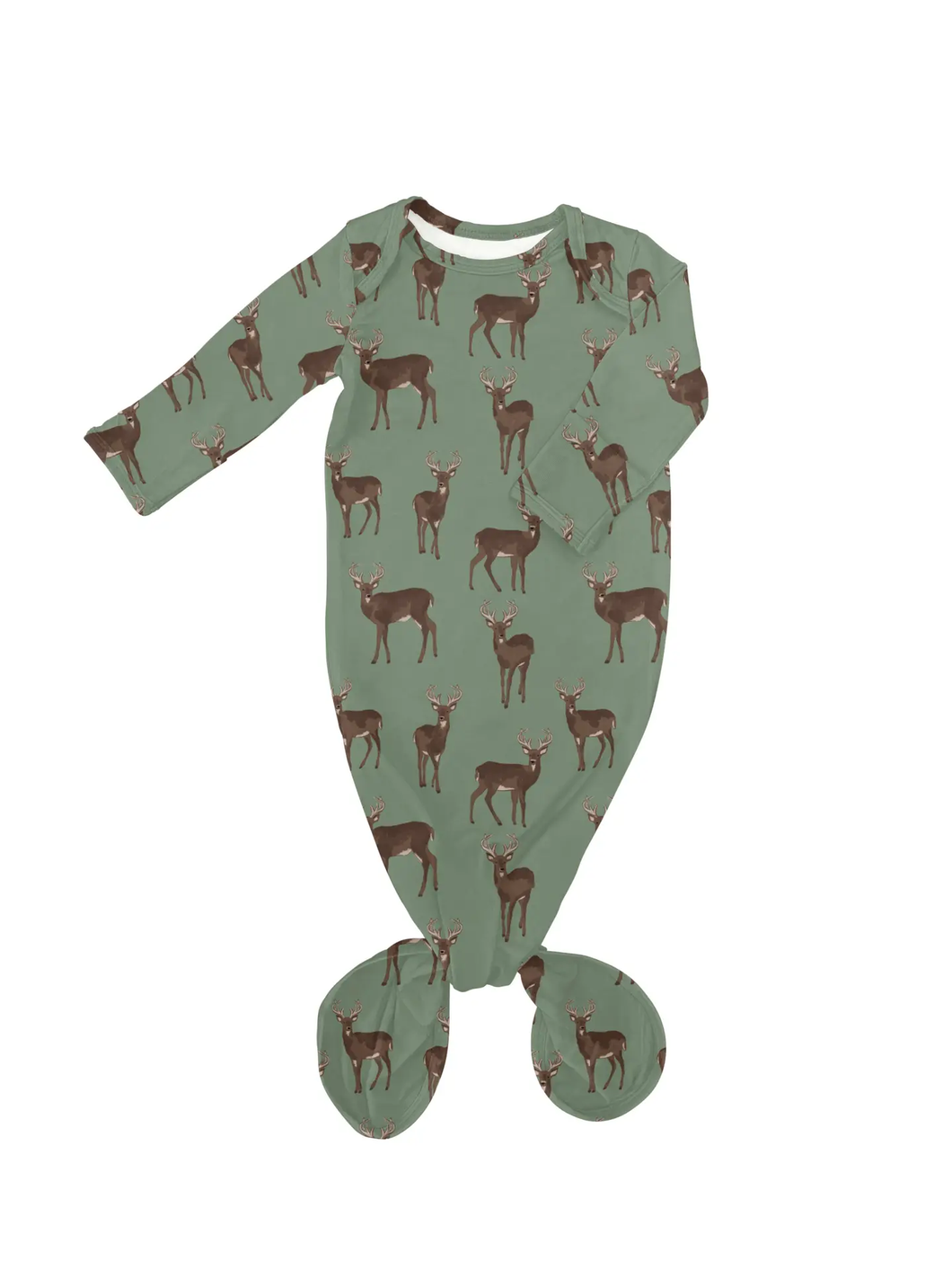 Deer Infant Knotted Gown