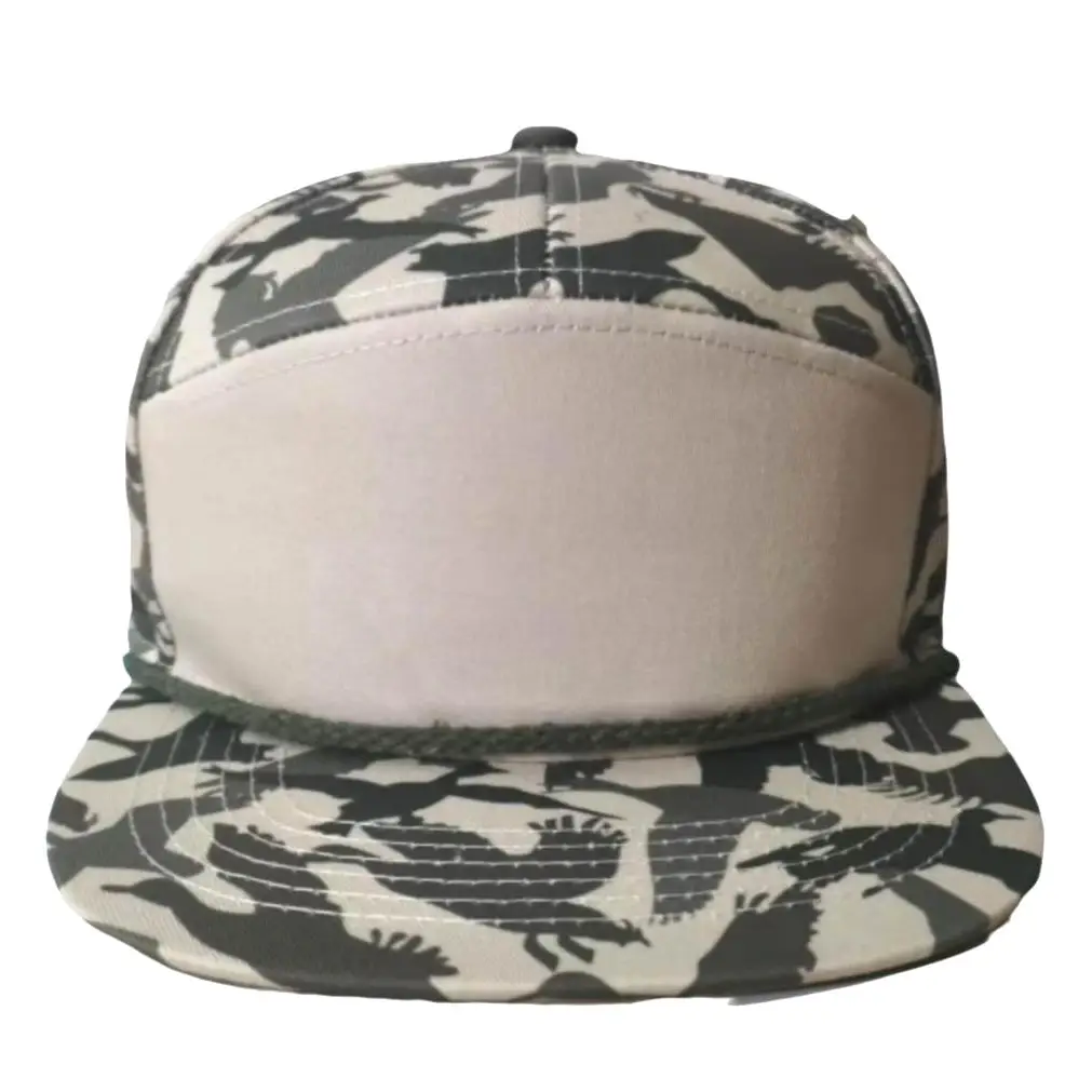 Youth 7 Panel Camo Hat