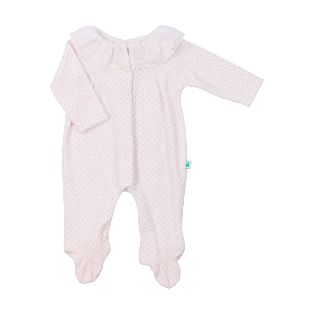 Dotty Fleece Romper
