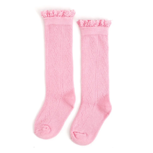 Load image into Gallery viewer, Blossom Fancy Lace Top Knee High Socks
