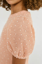Load image into Gallery viewer, Swiss Dot Bubble Sleeve Sweater
