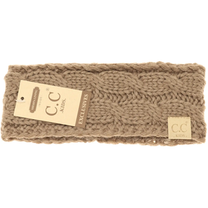 Kids Cable Knit Headwrap