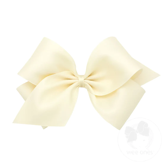 Wee Ones Large Matte Satin Bow