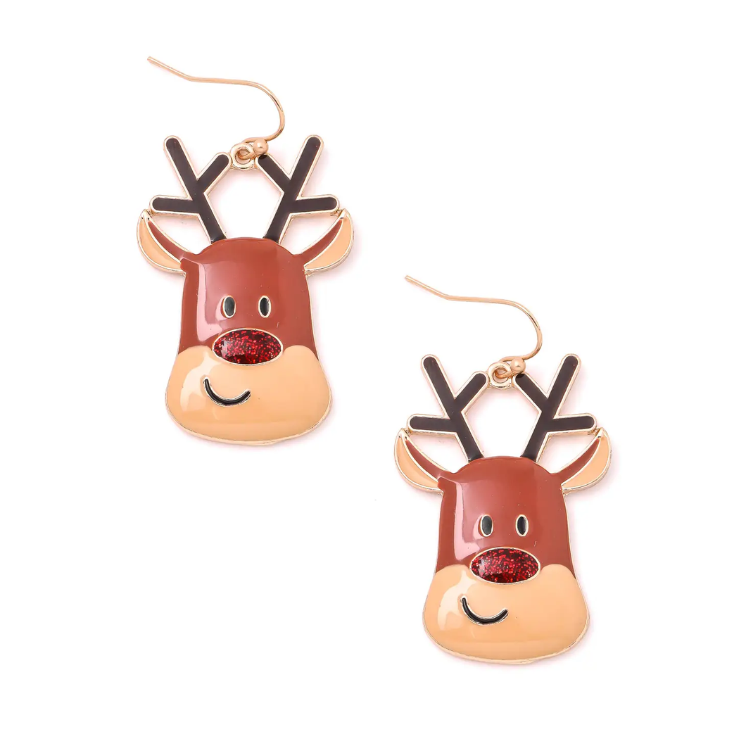 Rudolph Cheer Earrings