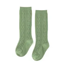Load image into Gallery viewer, Cable Knit Knee High Socks

