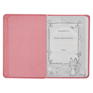 Infant Leather Bible - Pink