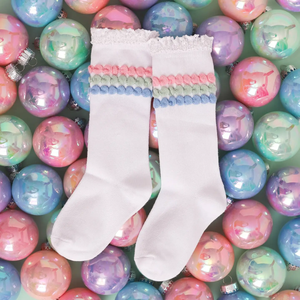 Spring Fling Lace Knee High Socks