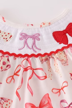 Load image into Gallery viewer, Bow Trio Smocked Bloomer Set
