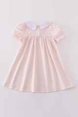 Pink & White GIrls Dress