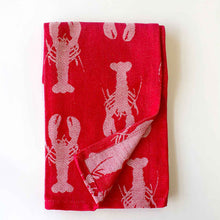 Load image into Gallery viewer, Crawfish Jacquard Hand Towels
