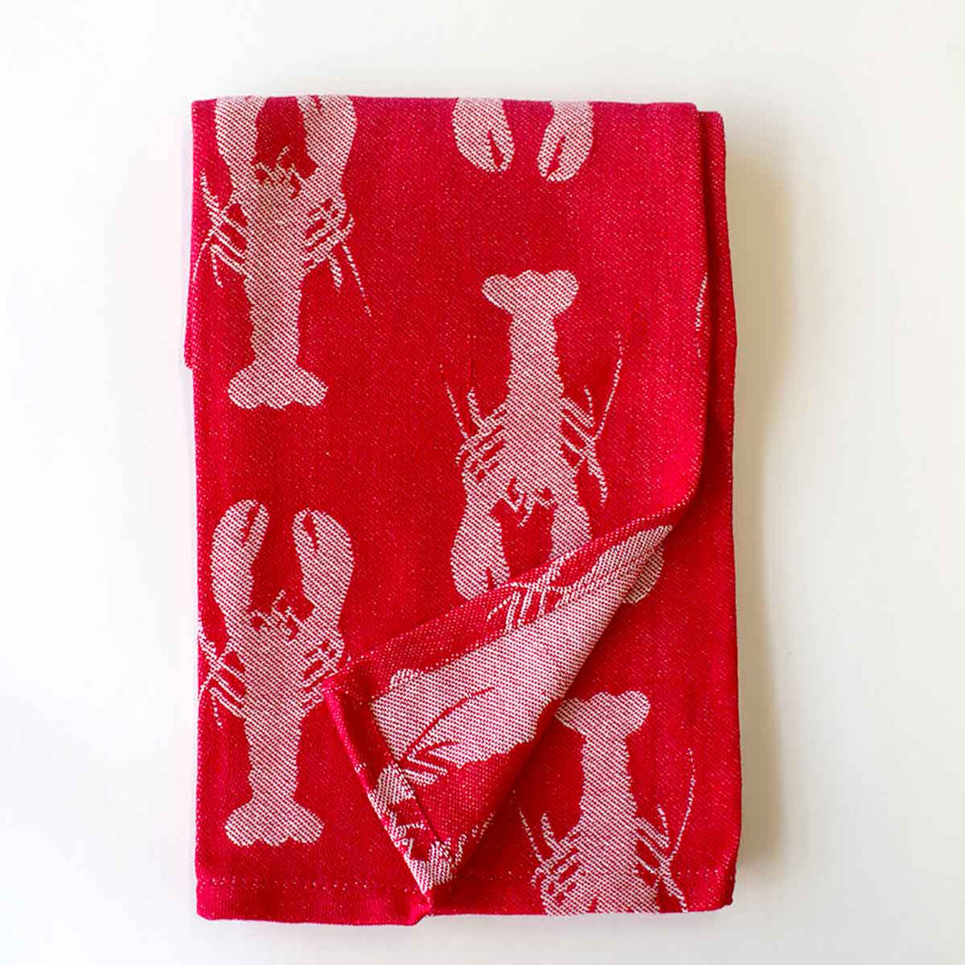 Crawfish Jacquard Hand Towels