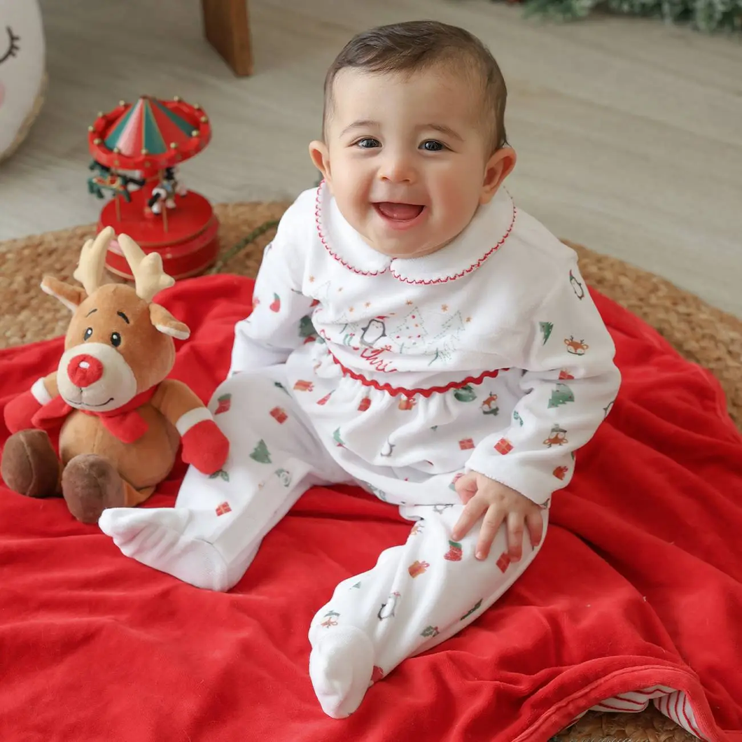 My First Christmas Romper
