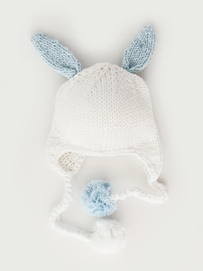 Bunny Ears Blue 0-6m