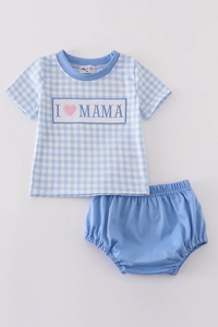 I love mama Bloomer Shirt Set