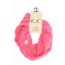 Load image into Gallery viewer, Kids Cable Knit Infinity Scarf
