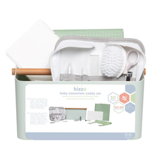 Load image into Gallery viewer, Sage Green Diaper Caddy Gift Set
