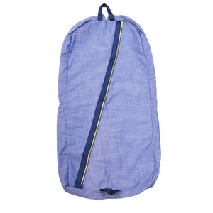 Navy Chambray Garment Bag