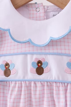 Load image into Gallery viewer, Turkey Trio Gingham Bubble
