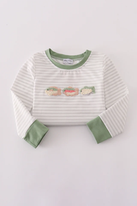 Fishing French Knot LS Top