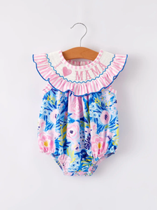 I Love Mama Floral Bubble