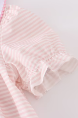 Pink & White GIrls Dress
