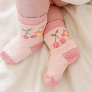 Cherry Cute Baby Socks Trio