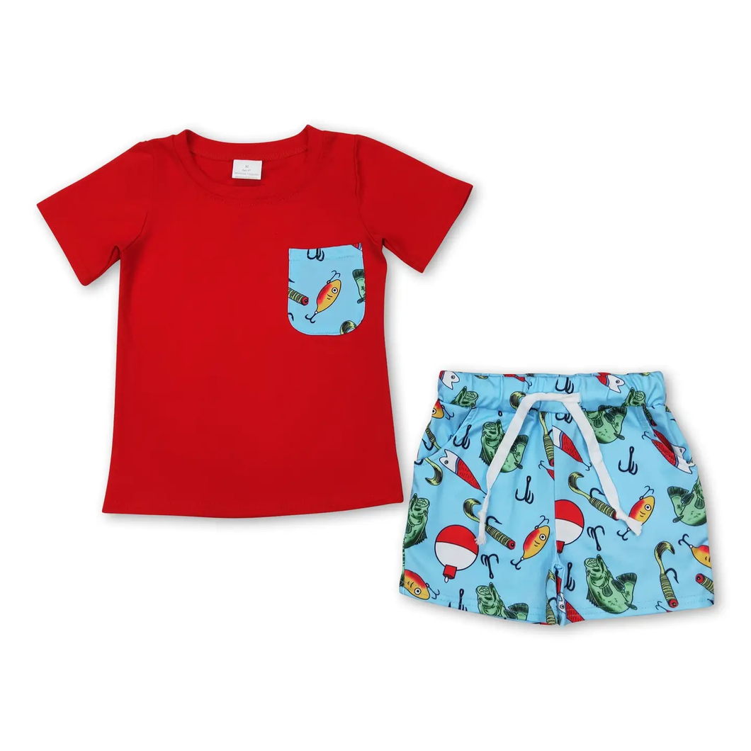 Take Me Fishing Short Set