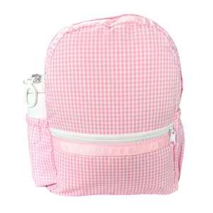 Medium Gingham Backpack with Pockets