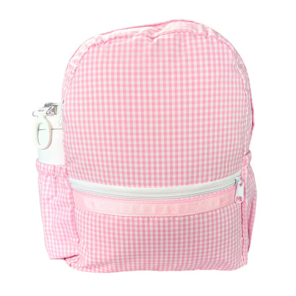 Medium Gingham Backpack with Pockets