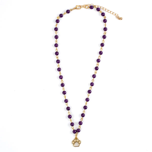 Tiger Paw Beaded Necklace