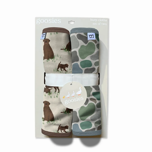 Chocolate Lab Burp Cloth Set