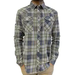 Adams Acid Washed Button Up