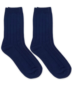 Jefferies Bamboo School Socks Navy - 8014