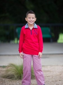 Red Gingham Pants