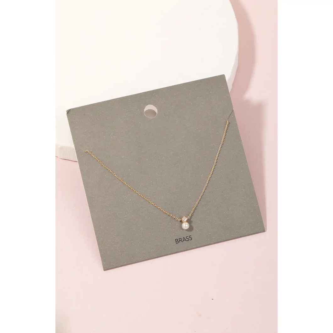 Pearl Charm Necklace