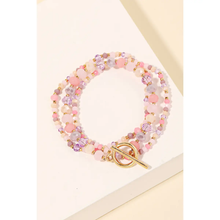 Load image into Gallery viewer, Beaded Toggle Chain Bracelet Set
