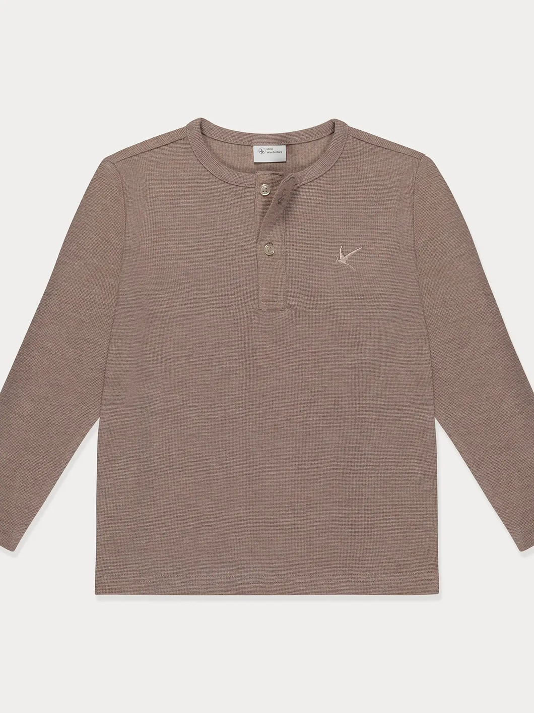 Bradley Khaki Waffle Knit Shirt