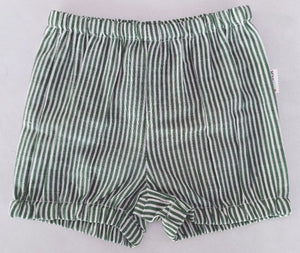 Striped Unisex Linen Diaper Cover/Shorts