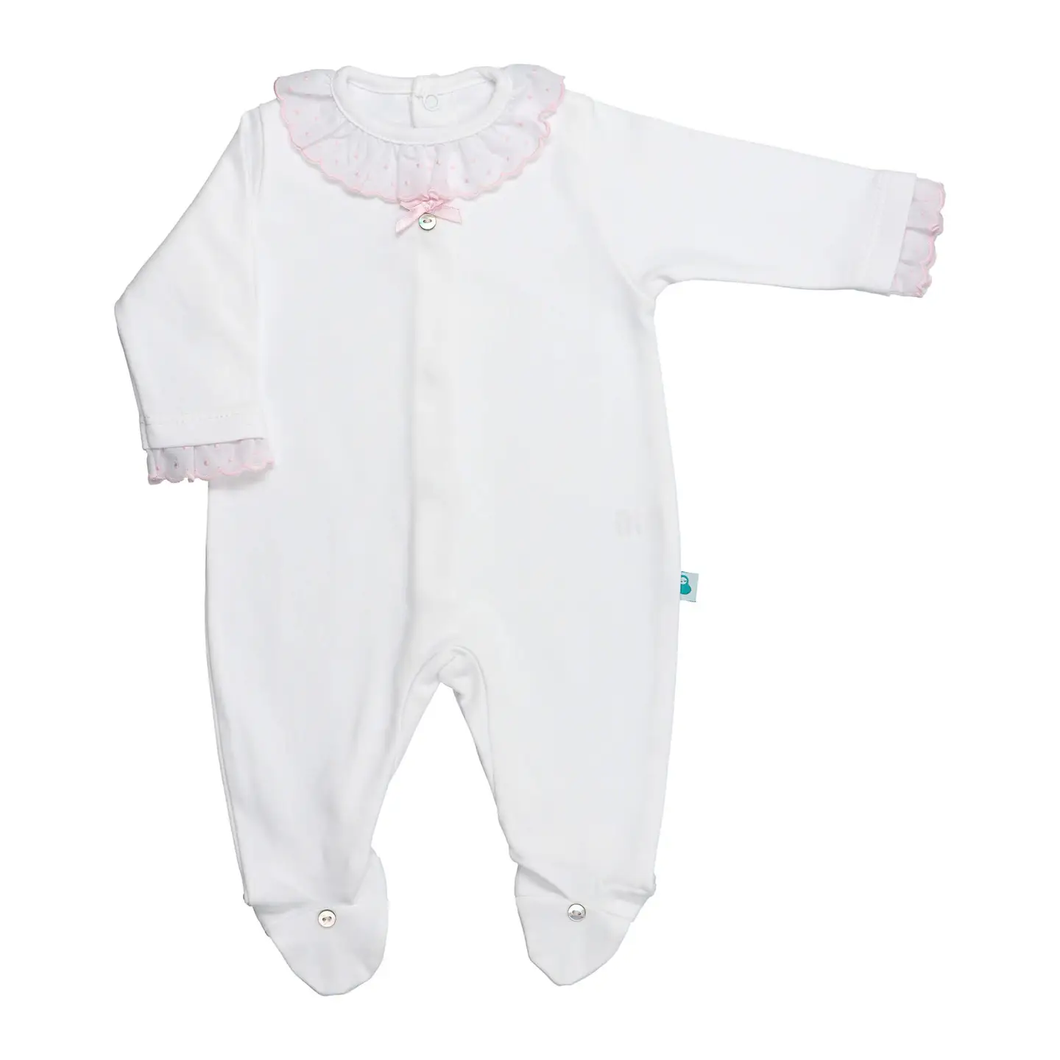 Jessa Romper with Spanish Lace Collar