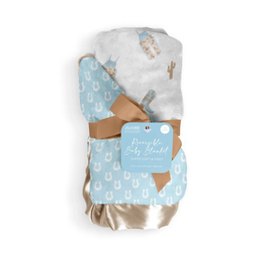Howdy Reversible Baby Blanket