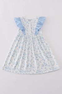 Blue Spring Friends Dress