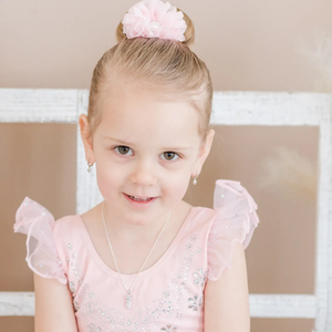 Pink Ballet Dance Slipper Necklace
