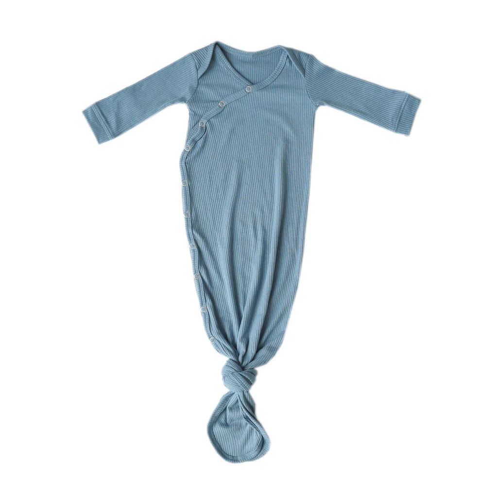 Ribbed Atlantic CP Knotted Gown
