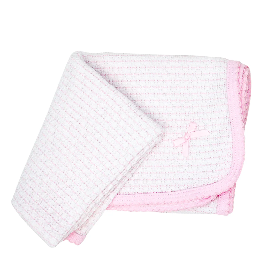 Paty Knit Swaddle in Pink