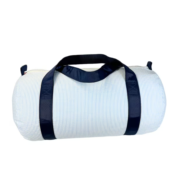 Skipper Seersucker Medium Duffle Bag
