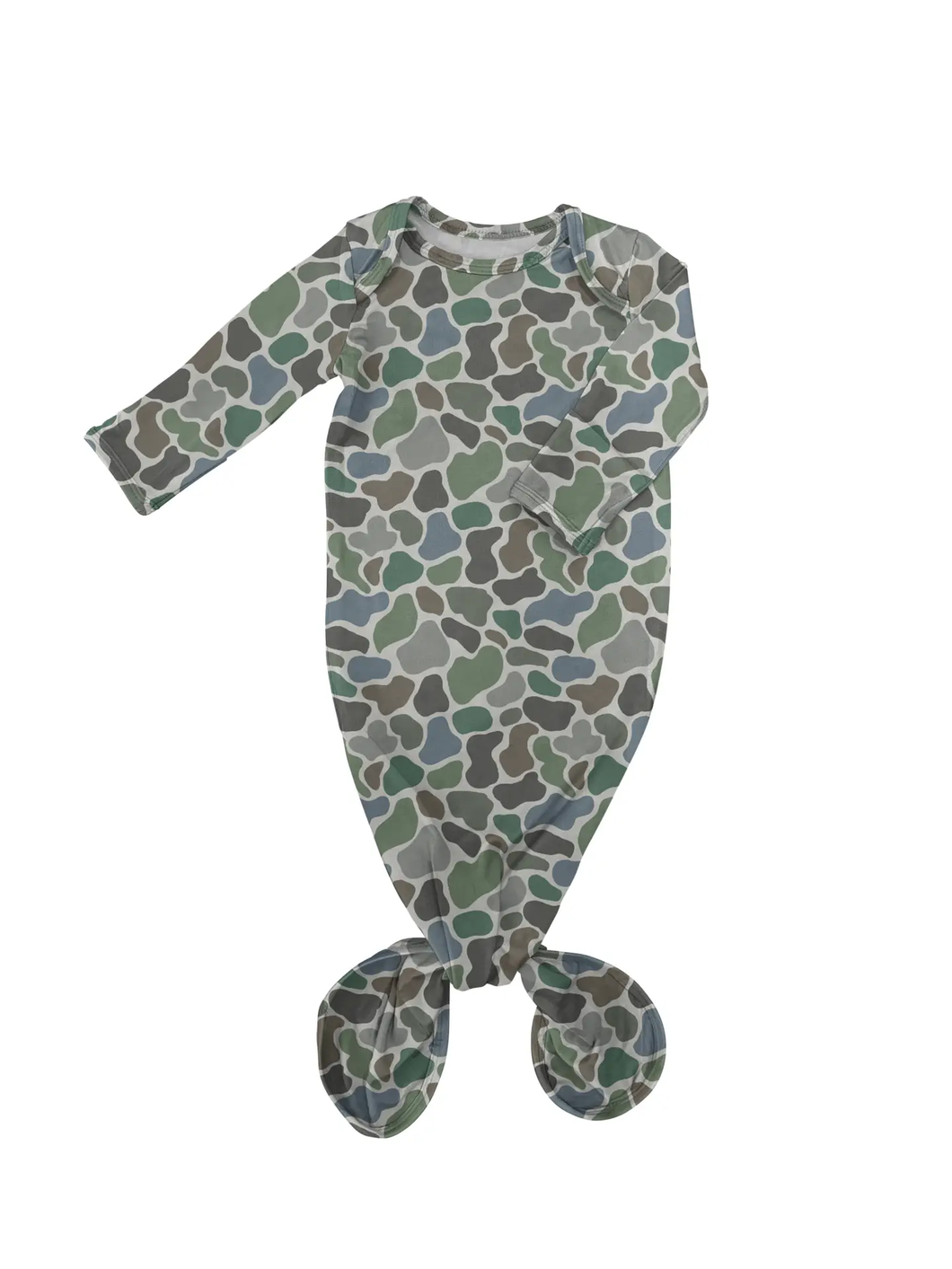 Retro Camo/ Pebble Knotted Gown