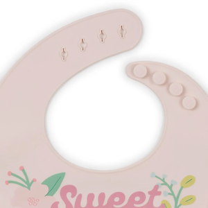 Sweet Daisy Silicone Bib