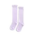 Lavender Fancy Lace Knee High Socks